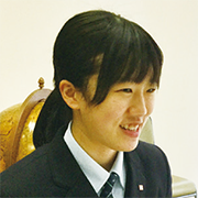 医療福祉科2年 坂口ももさん 医療福祉科2年 坂口ももさん