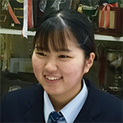 医療福祉科3年 森山亜依美さん 医療福祉科3年 森山亜依美さん