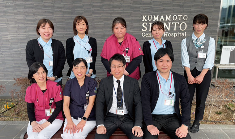 くまもと森都総合病院地域医療連携室のみなさん